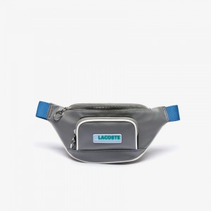 Bolsas Lacoste LCST Badge Colorblock Zip Fanny Pack Mujer Grises Azules | SB0-80138N9