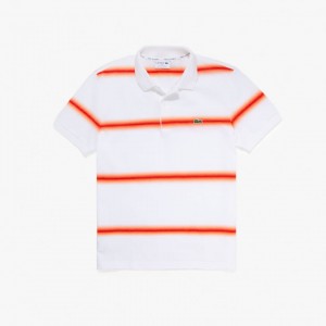 Camisa Polo Lacoste Made in France Regular Fit Cotton Piqué Hombre Grises | YD6-98719D1