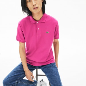 Camisas Lacoste Classic Fit L.12.12 Polo Hombre Rosas | GQ4-12631G0