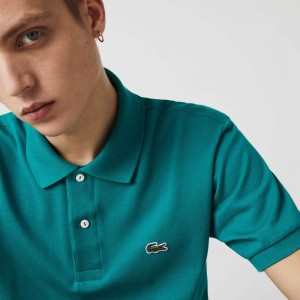 Camisas Lacoste Classic Fit L.12.12 Polo Hombre Verdes | CB3-62296F9