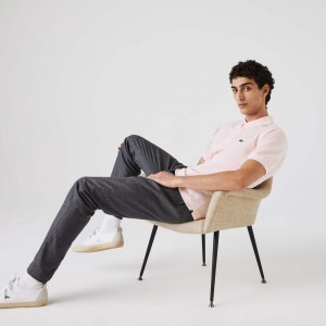 Camisas Lacoste Classic Fit L.12.12 Polo Hombre Rosas Claro | UI6-43024J9