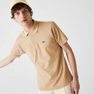 Camisas Lacoste Classic Fit L.12.12 Polo Hombre Beige | RR3-41744I3