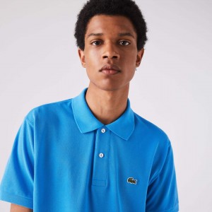 Camisas Lacoste Classic Fit L.12.12 Polo Hombre Azules | TC1-19581A7