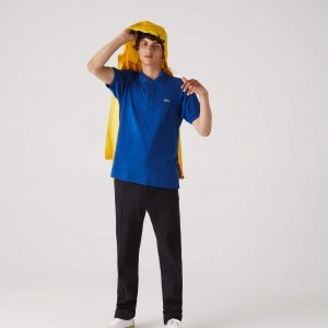 Camisas Lacoste Classic Fit L.12.12 Polo Hombre Azules | UX4-88648V6