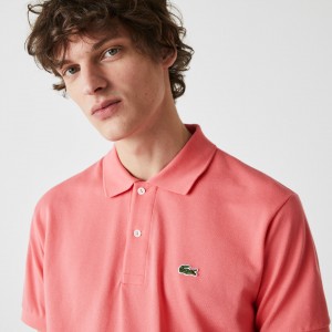 Camisas Lacoste Classic Fit L.12.12 Polo Hombre Rosas | PU6-23662Q4