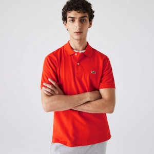 Camisas Lacoste Classic Fit L.12.12 Polo Hombre Rojos | XL3-38703T0