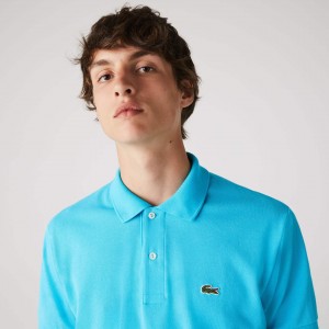 Camisas Lacoste Classic Fit L.12.12 Polo Hombre Turquesa | VD0-61386E6