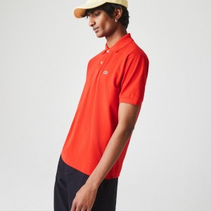 Camisas Lacoste Classic Fit L.12.12 Polo Hombre Rojos | FF3-55495L0