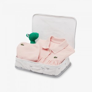 Camiseta Lacoste Niños Rosas Claro Four-Piece Layette Set EW0-38513X6
