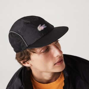 Gorras Lacoste CONCEPTS Collaboration Mesh-Panel Hombre Negros | RI8-52355S3
