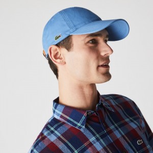 Gorras Lacoste Hombre Azules Contrast Strap Cotton FS0-83738T0