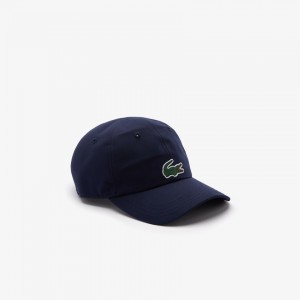 Gorras Lacoste SPORT x Novak Djokovic Microfiber Hombre Azul Marino Azules | UG8-10321M2