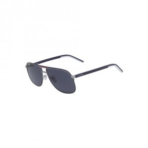 Lentes de Sol Lacoste Metal Stripes & Piping Navigator Hombre Plateados | BS5-93139L4