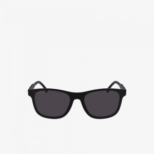Lentes de Sol Lacoste Shield Plastic L.12.12 Hombre Negros | FJ2-06550F6