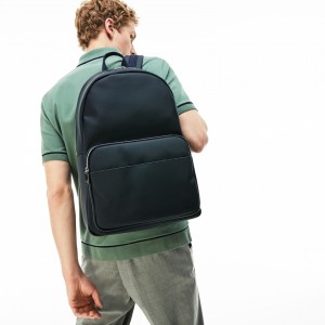 Mochilas Lacoste Hombre Azul Marino Classic Petit Piqué GO8-00380A4