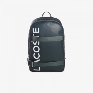 Mochilas Lacoste Hombre Verdes Oscuro L.12.12 Branded And Strap WK2-00200S2