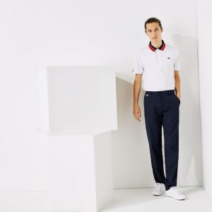 Pantalon Lacoste SPORT Breathable Stretch Golf Hombre Azul Marino Azules | SM6-88048K8