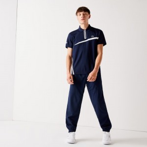 Pantalon Lacoste SPORT Performance Side Zip Track Hombre Azul Marino Azules | WH7-07680M2