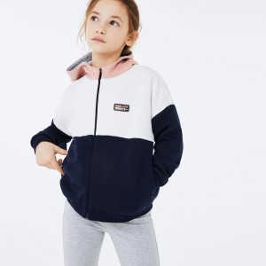 Sudaderas Lacoste Niños Rosas Blancos Azul Marino Azules Grises SPORT Colorblock Fleece DB0-39443X1