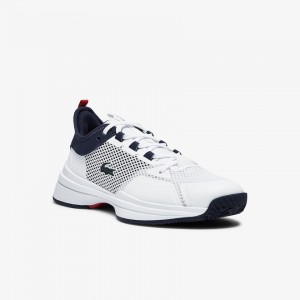 Tenis Lacoste AG-LT 21 Textile and Synthetic Mujer Blancos Coral | VS8-54725X0