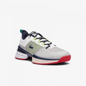Tenis Lacoste AG-LT 21 Ultra Textile Hombre Blancos Coral | BR6-79407R0