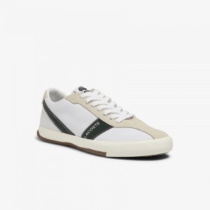 Tenis Lacoste Ball Net Canvas and Suede Mujer Blancos | DT6-13311N5
