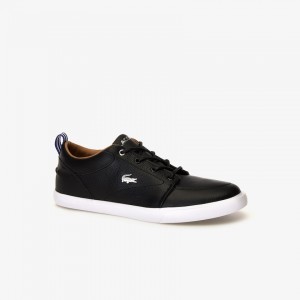 Tenis Lacoste Bayliss Sneaker Hombre Negros Blancos | SI3-37043Q4