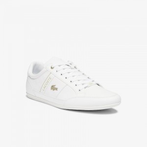 Tenis Lacoste Chaymon Synthetic and Leather Hombre Blancos | YU8-89138G3