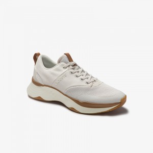 Tenis Lacoste Court-Drive Plus Canvas and Synthetic Mujer Blancos Blancos | DR3-47504S4
