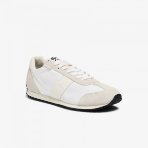 Tenis Lacoste Court Pace Textile Hombre Beige | DI1-63666B1