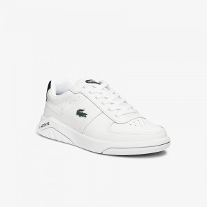 Tenis Lacoste Game Advance Leather Hombre Blancos | EX0-71897C1