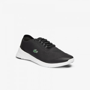 Tenis Lacoste LT Fit Textile Hombre Negros Blancos | AK6-23752L0