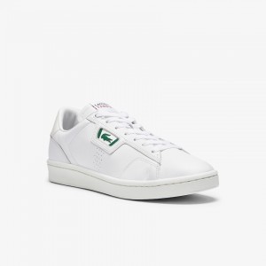 Tenis Lacoste Masters Classic Leather Hombre Blancos Grises | TT6-09330E6