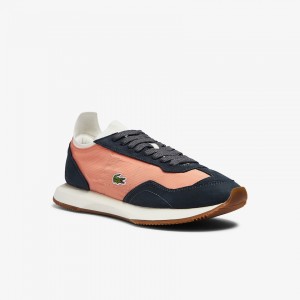 Tenis Lacoste Match Break Sneaker Mujer Rosas Blancos | NV3-68836N2