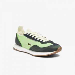 Tenis Lacoste Match Break Textile Hombre Verde Oliva Verdes Claro | AP3-78977B2