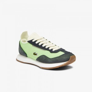 Tenis Lacoste Match Break Textile Mujer Verde Oliva Verdes Claro | KL5-63246F4