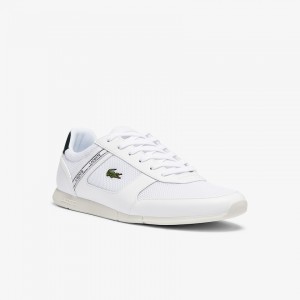 Tenis Lacoste Menerva Sport Textile and Leather Hombre Blancos | FJ0-01200J0