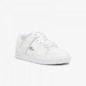 Tenis Lacoste Thrill Leather and Synthetic Mujer Blancos | ZU5-10351L4