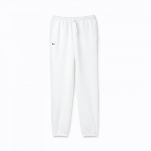 Pantalones Deportivos Lacoste SPORT Tennis in fleece Hombre Blancos | JE0-14401I2