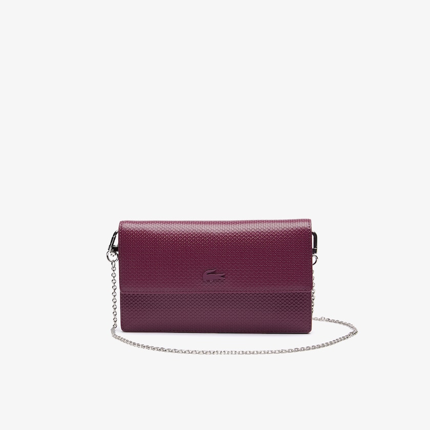 Accesorios Lacoste Chantaco Chain Clutch Mujer Fucsia | NO5-78307Y0