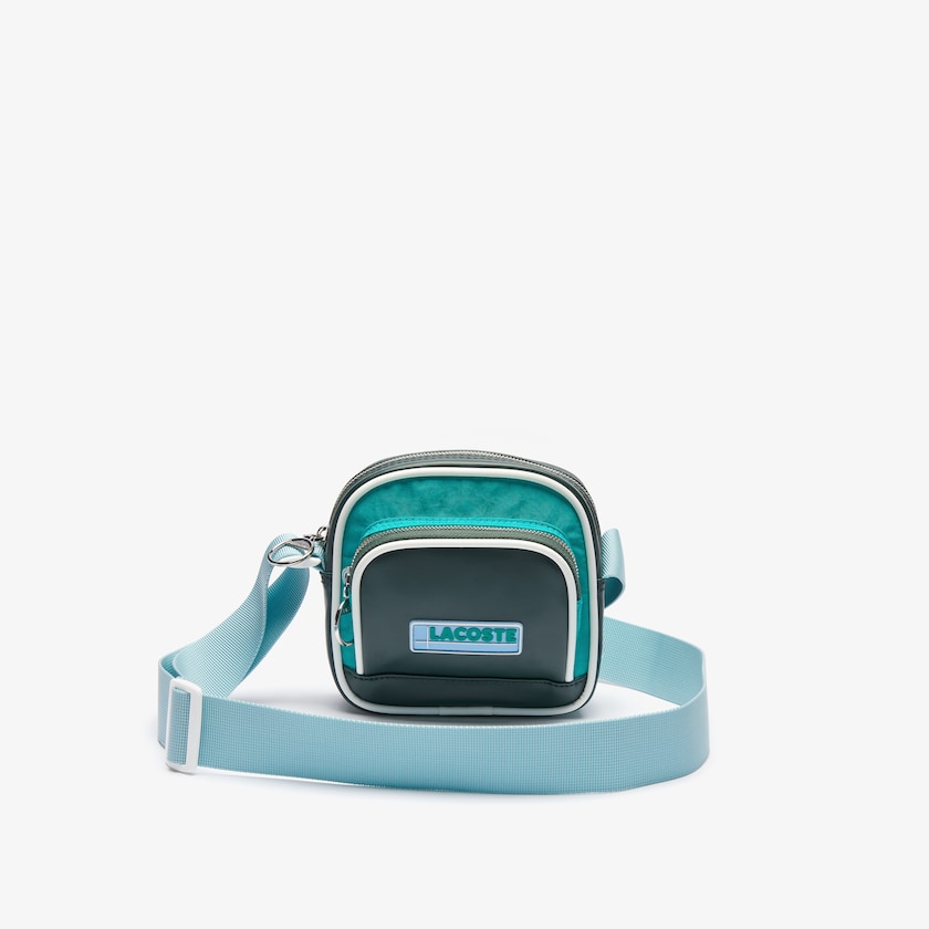 Bolsa de Hombro Lacoste Hombre Verdes Oscuro LCST Badge Colorblock Zip NK6-63916O7