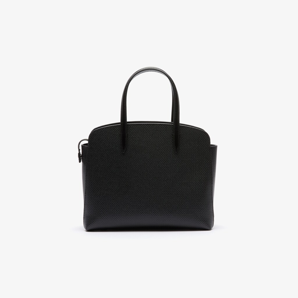Bolsa de Mano Lacoste Chantaco Piqué Leather Mujer Negros | OV3-49034I9