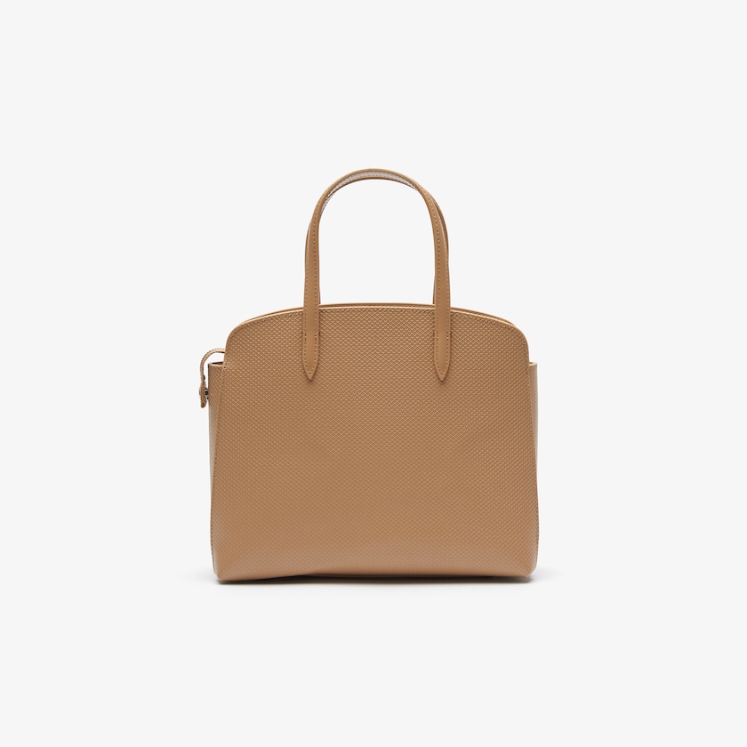 Bolsa de Mano Lacoste Chantaco Piqué Leather Mujer Kaki | YW7-31093P4