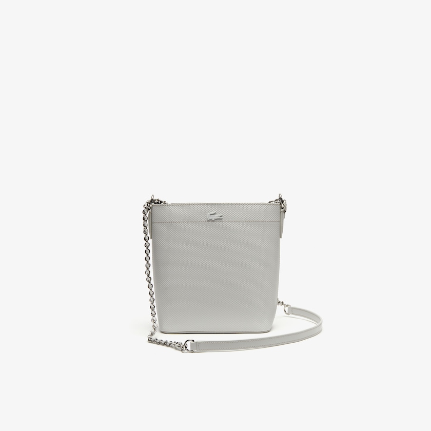 Bolsas Lacoste Chantaco Chain Strap Crossbody Bag Mujer Grises | XQ4-39823W4