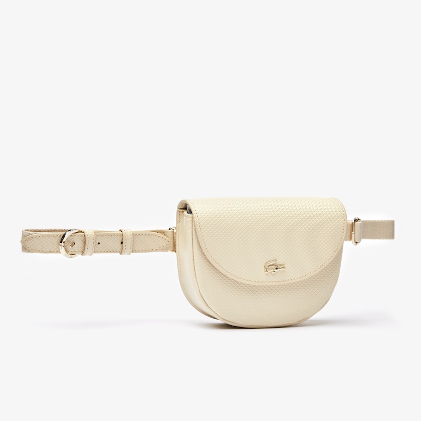 Bolsas Lacoste Chantaco Leather Belt Bag Mujer Amarillos Claro | TK1-51325E2