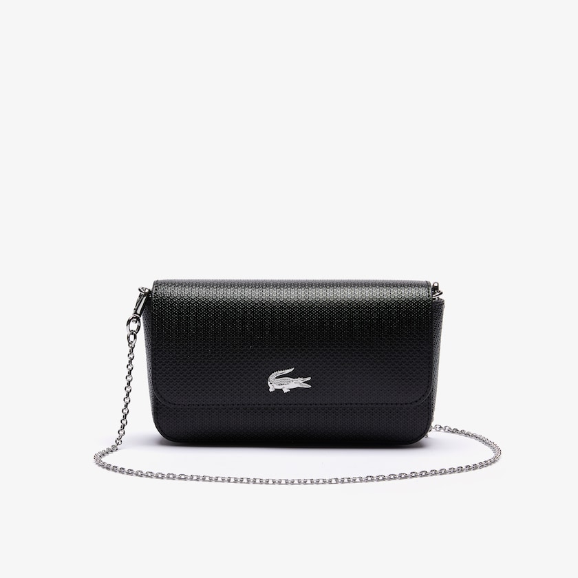 Bolsas Lacoste Chantaco Piqué Leather Belt Bag Mujer Negros | LK8-04430K4