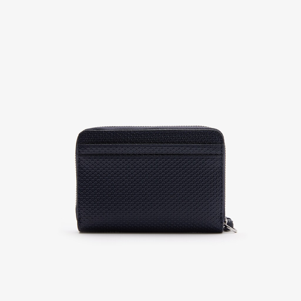 Bolsas Lacoste Chantaco Piqué Leather Mini Coin Pouch Mujer Azul Marino Azules | HW8-89028M3
