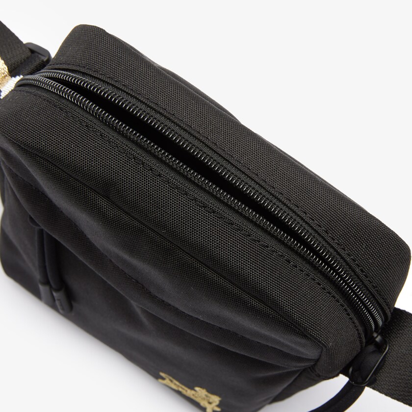 Bolsas Lacoste Hombre Negros Dorados Classic Camera Bag VC6-19401F1