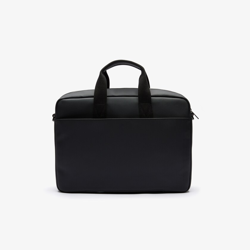 Bolsas Lacoste Hombre Negros Classic Petit Piqué Computer Bag SA6-30093N6