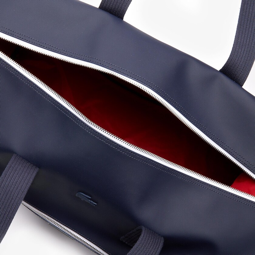 Bolsas Lacoste Hombre Azul Marino Azules Blancos Rojos Classic Tricolour Accents Weekender Bag IM1-63926M6